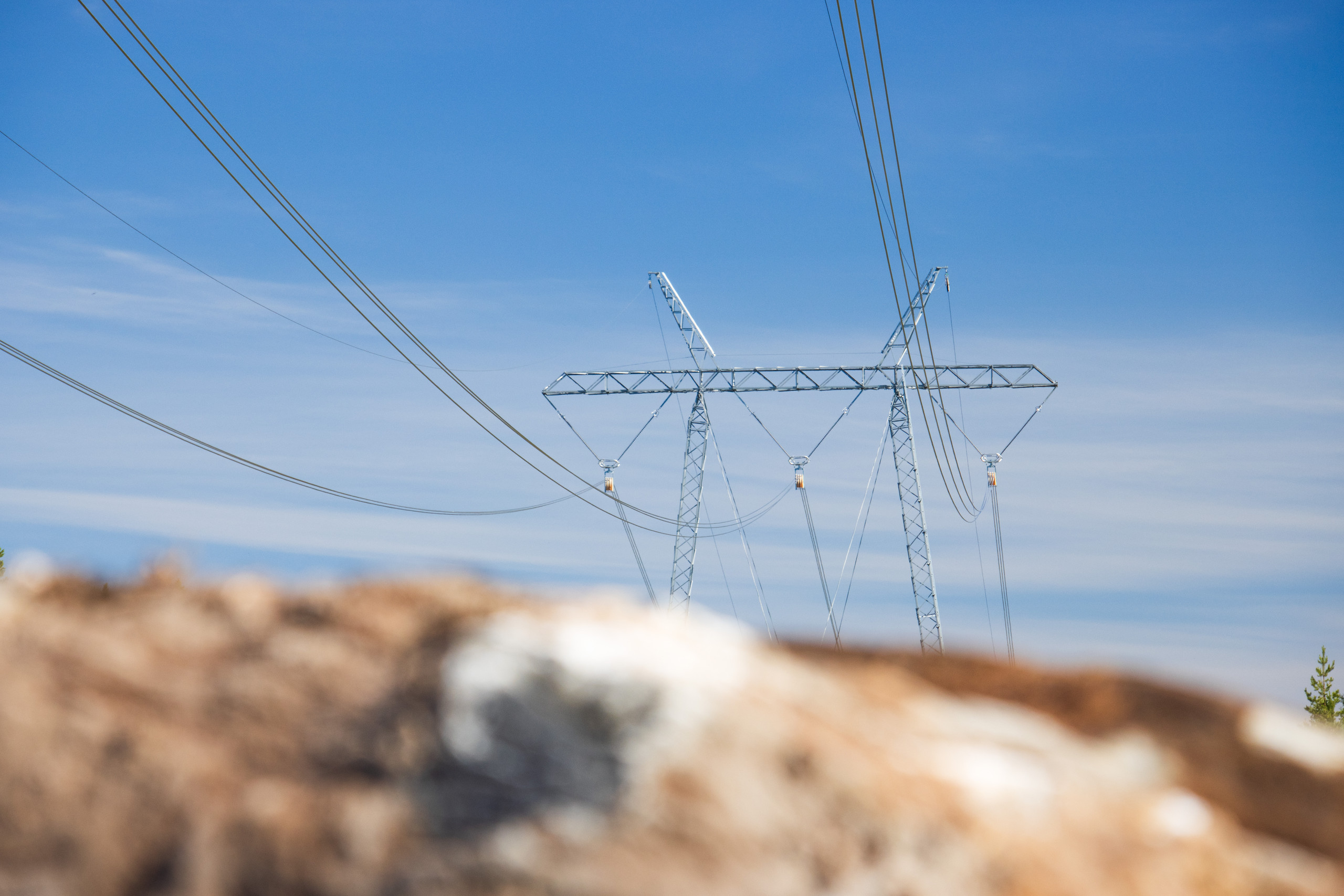 HVL line, illustrative picture